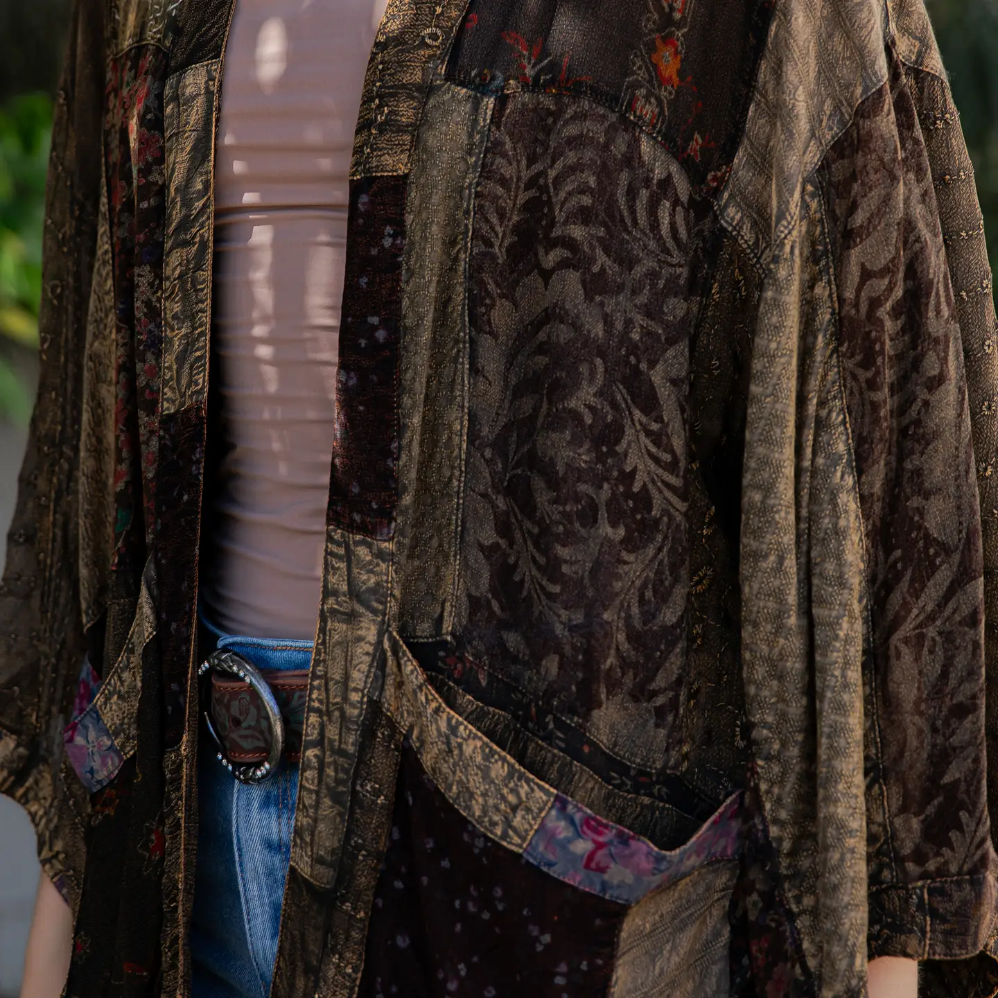 Mix N' Match Patchwork Kimono