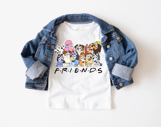 Kids Bluey Friends T-Shirt