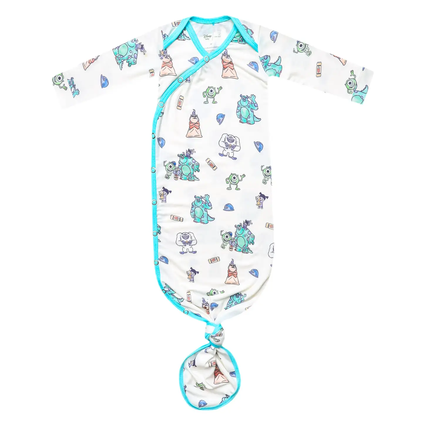 Monsters Inc. Friends Newborn Knotted Gown