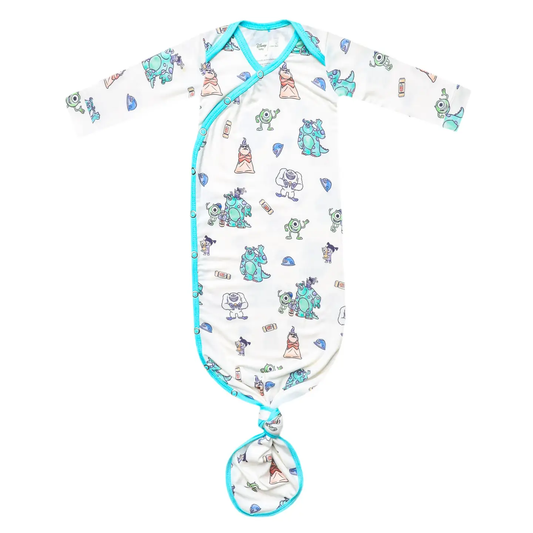Monsters Inc. Friends Newborn Knotted Gown