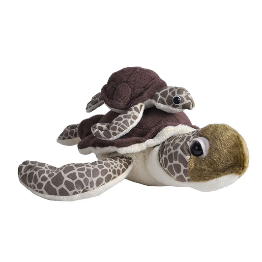 Mom + Baby Sea Turtle Stuffed Animals