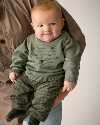 Baby Knit Bear Sweater