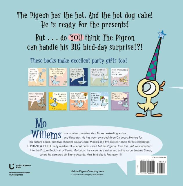 The Pigeon’s Bird-Day! Book