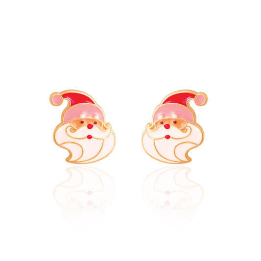 Holly Jolly Santa Stud Earrings