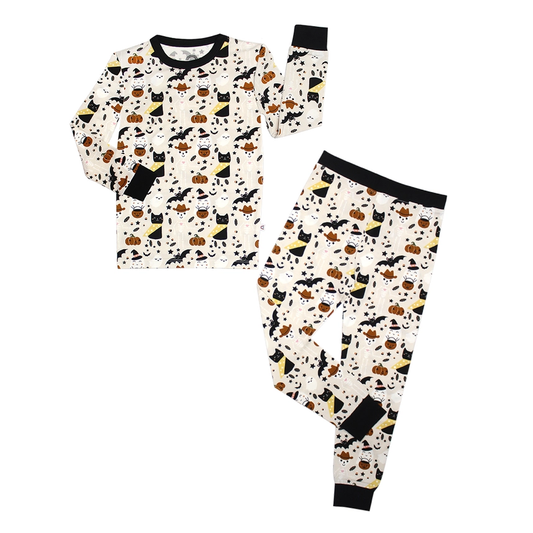 Spooky Cute Bamboo Kids Pajamas