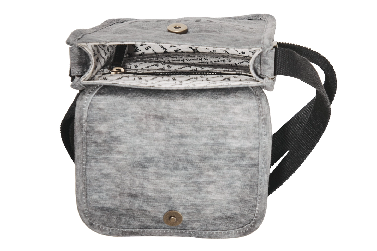 Fox Grey Crossbody Bag