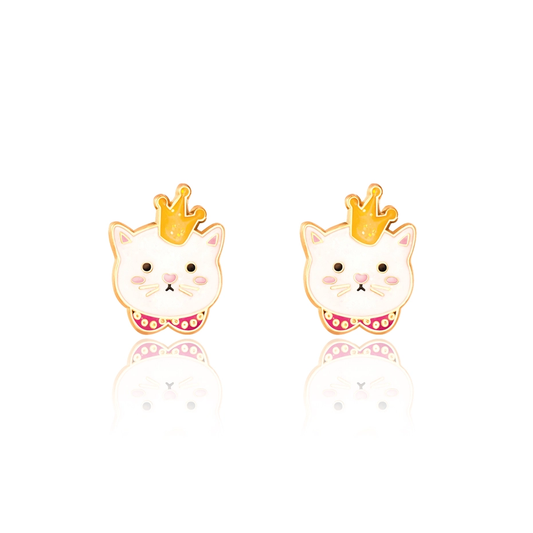 Kitty Princess Stud Earrings