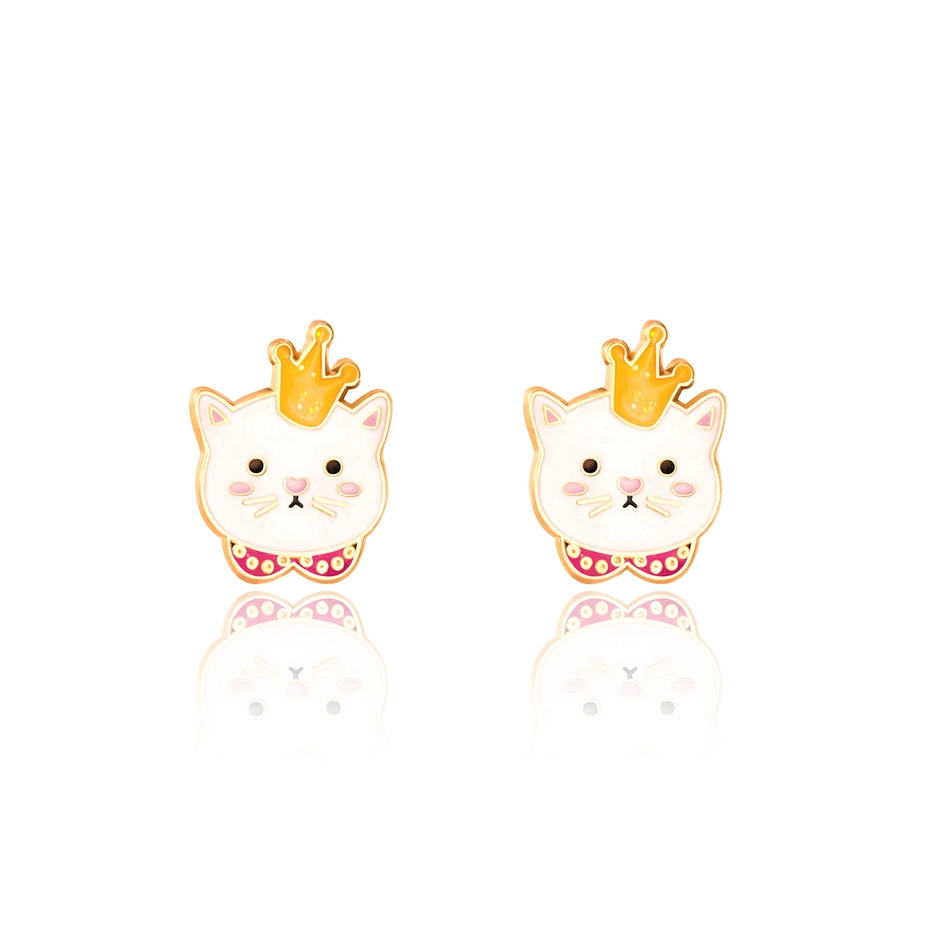 Kitty Princess Stud Earrings