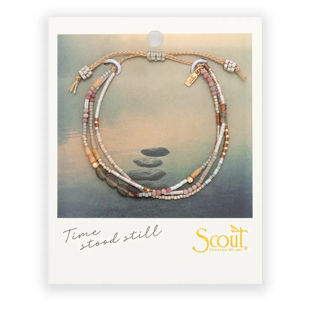 Mixed Media Bracelet - Time Stood Still