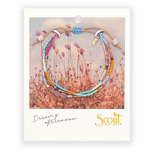 Mixed Media Bracelet - Dreamy Afternoon