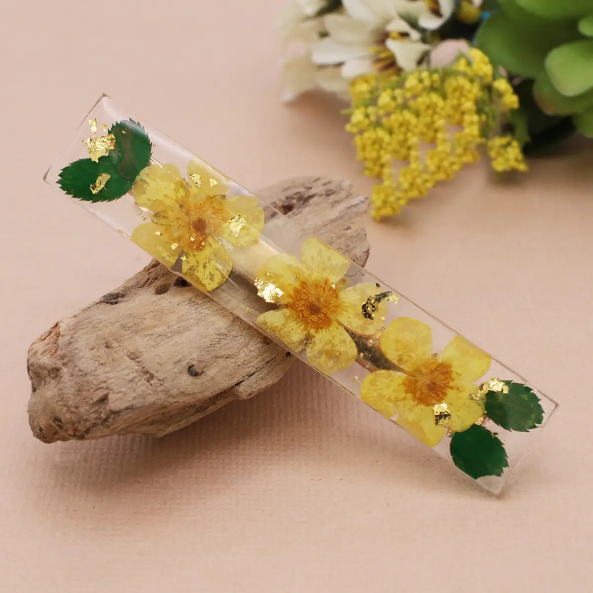 Dried Flower Hair Clip