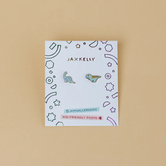 Dinosaur Flat Back Earrings