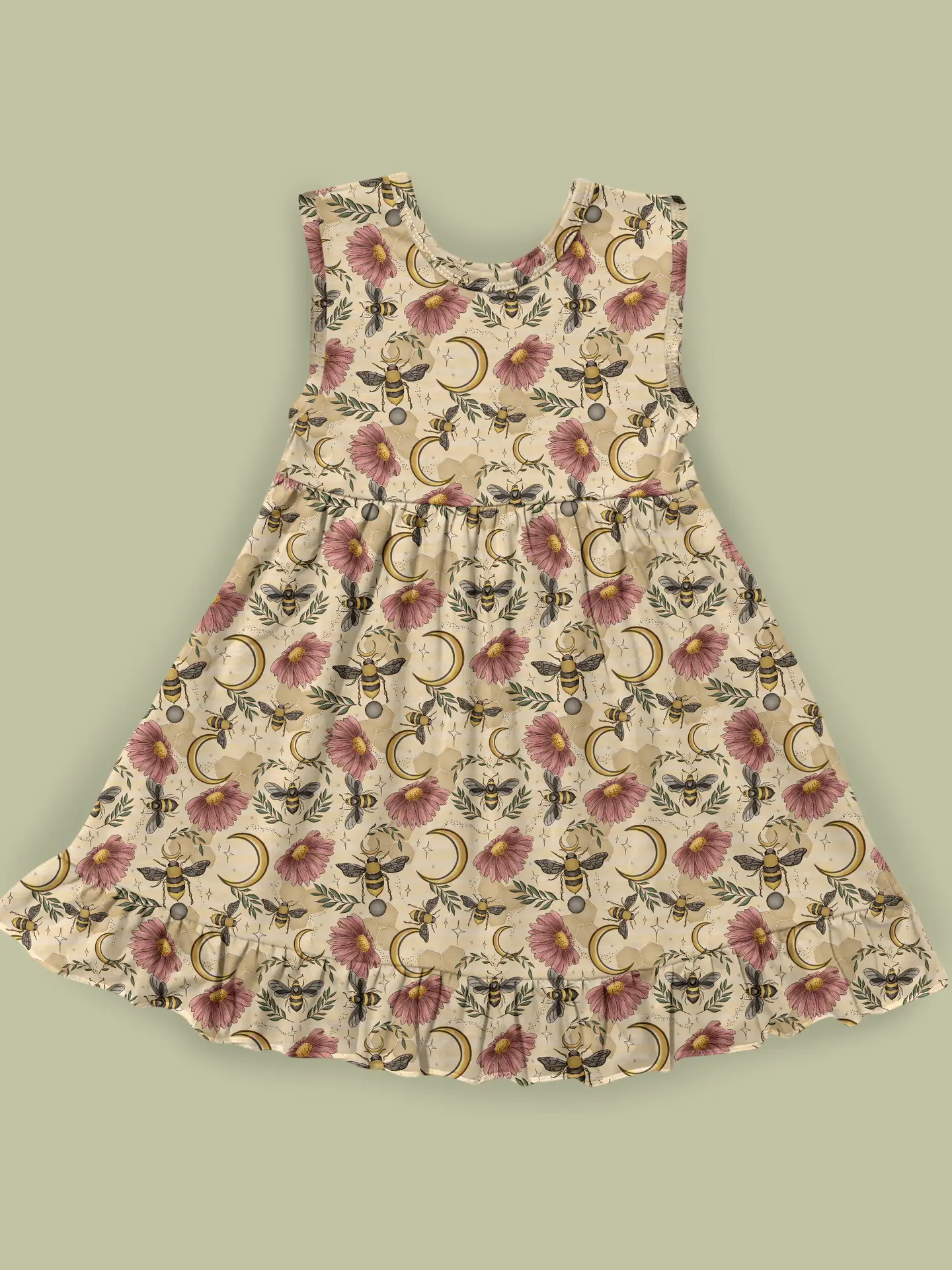 Girls Bee & Blooms Bamboo Dress