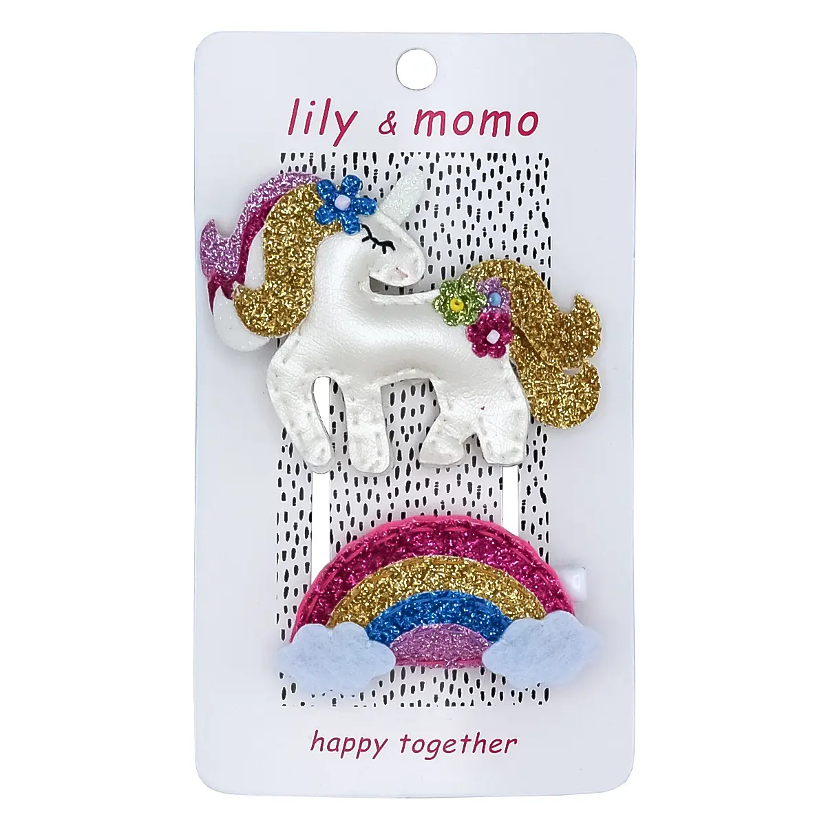 Rainbow & Unicorn Hair Clips
