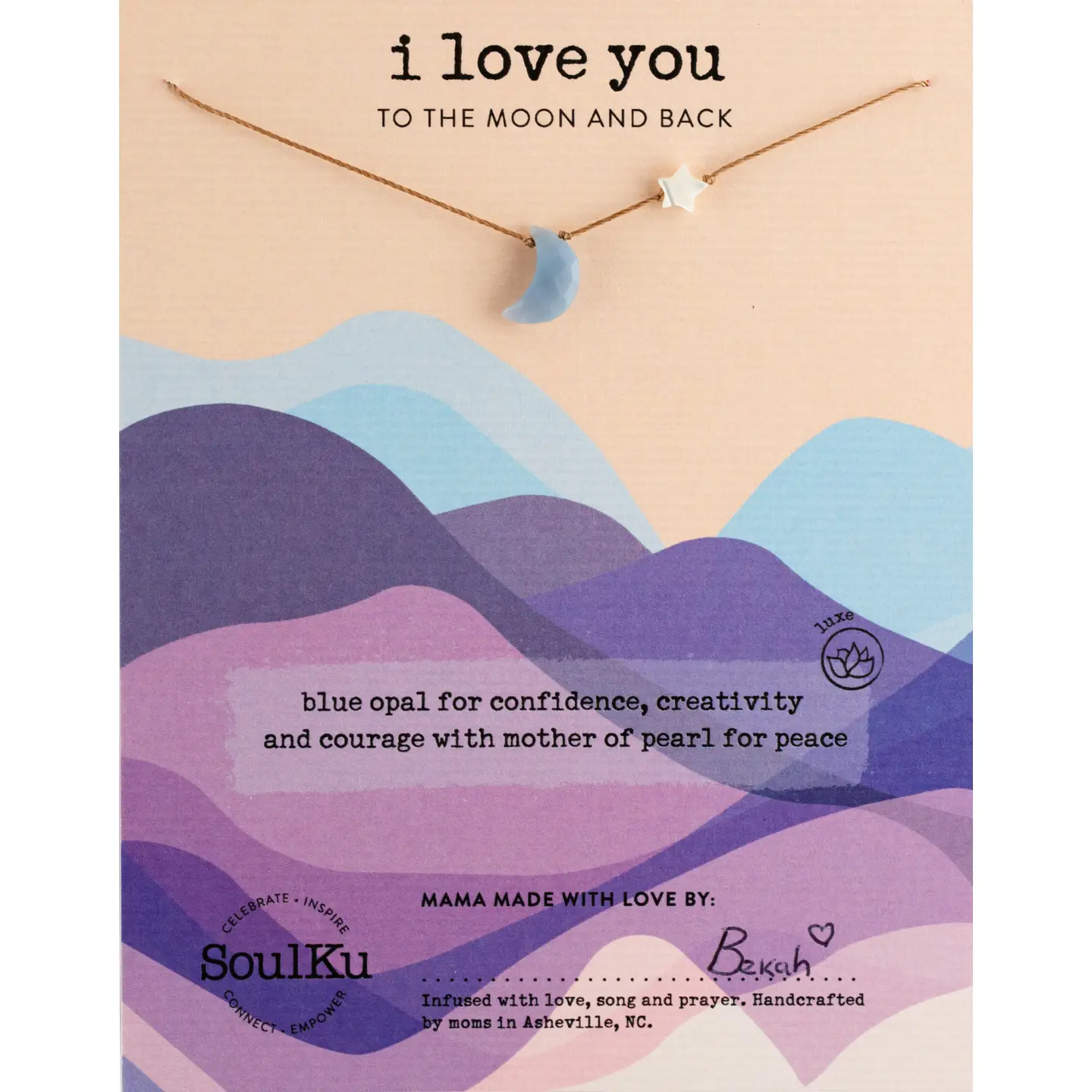 I Love You To The Moon & Back Necklace