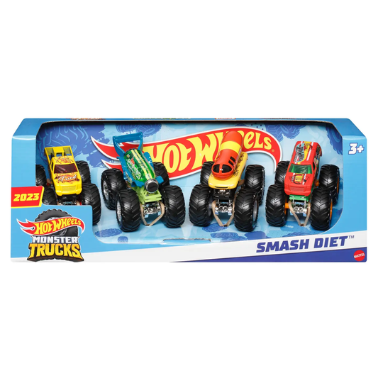 Mattel Hot Wheels Monster Trucks 4pk