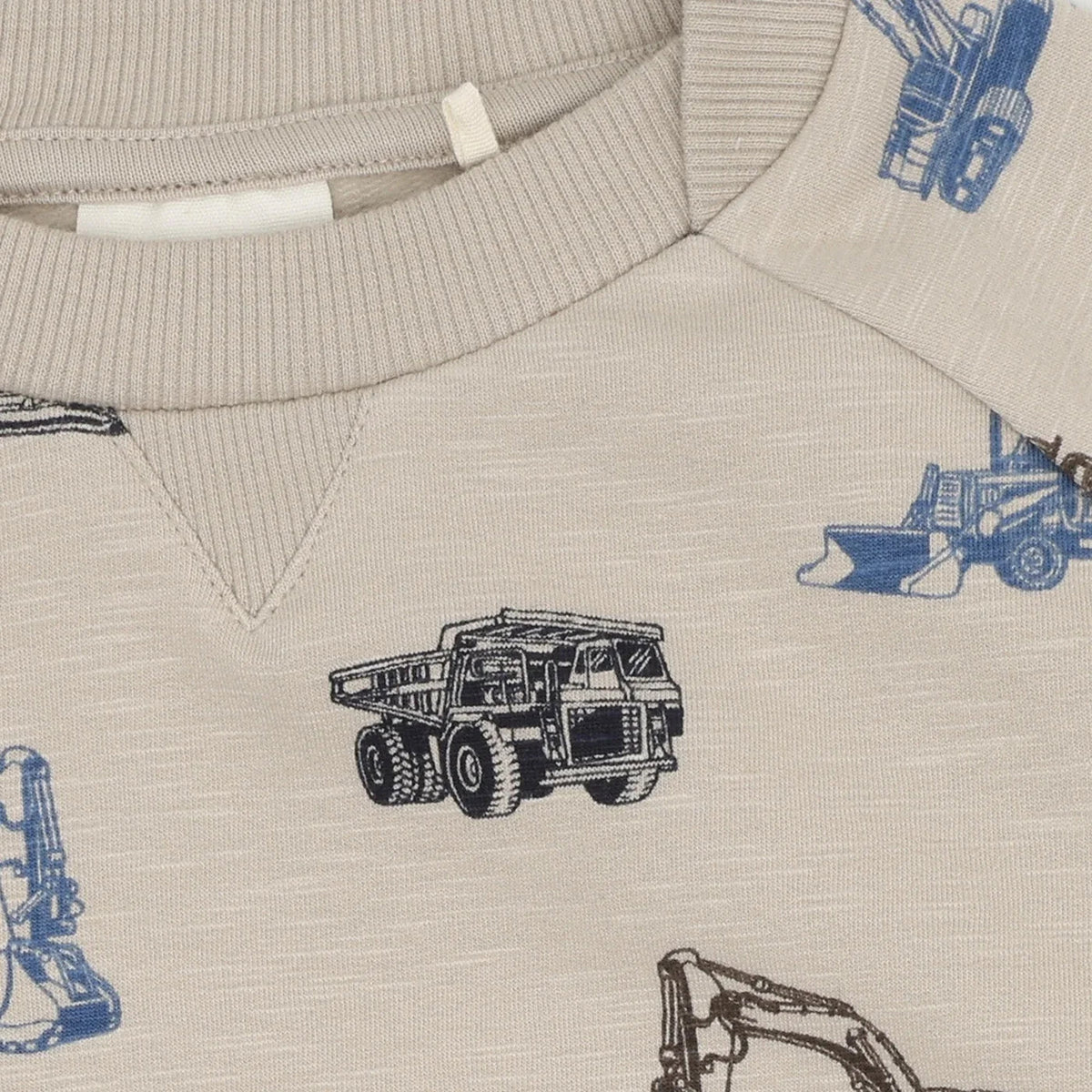 Kids Construction Truck Sweatshirt