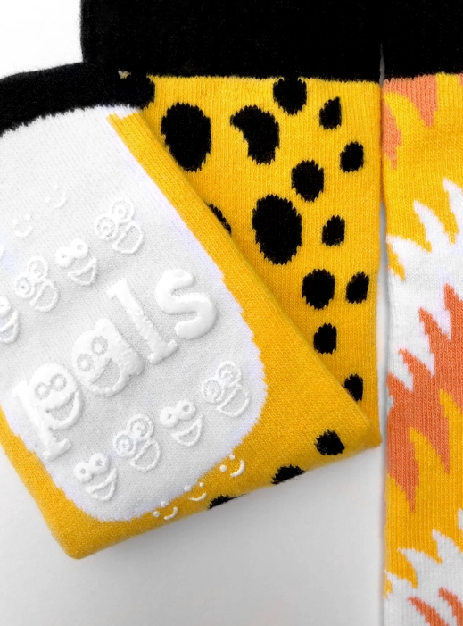 Pals Socks Sloth Cheetah