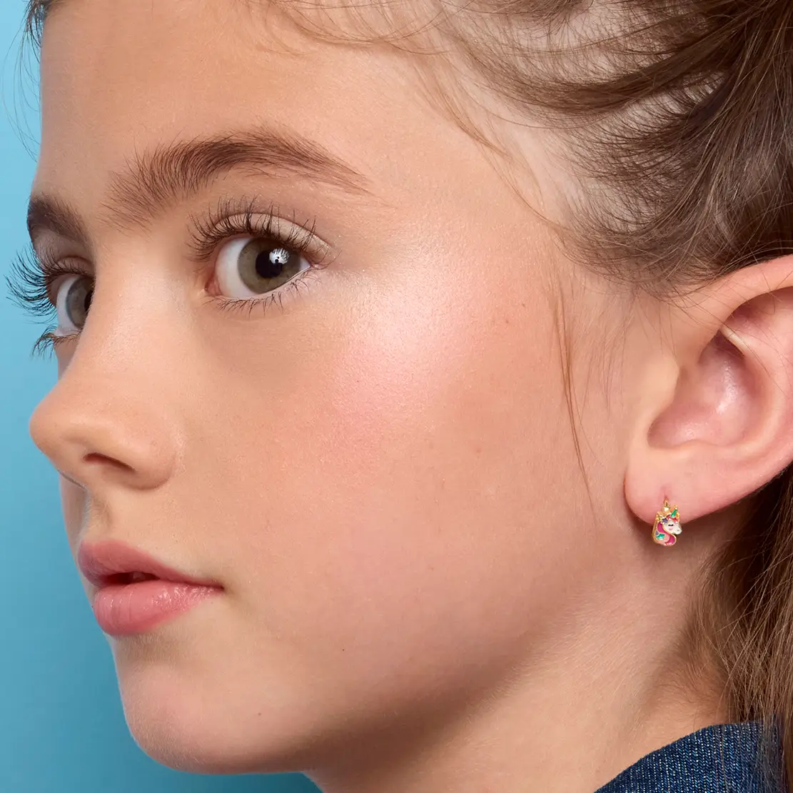 Unicorn Earlets 18K Gold Plated Earrings