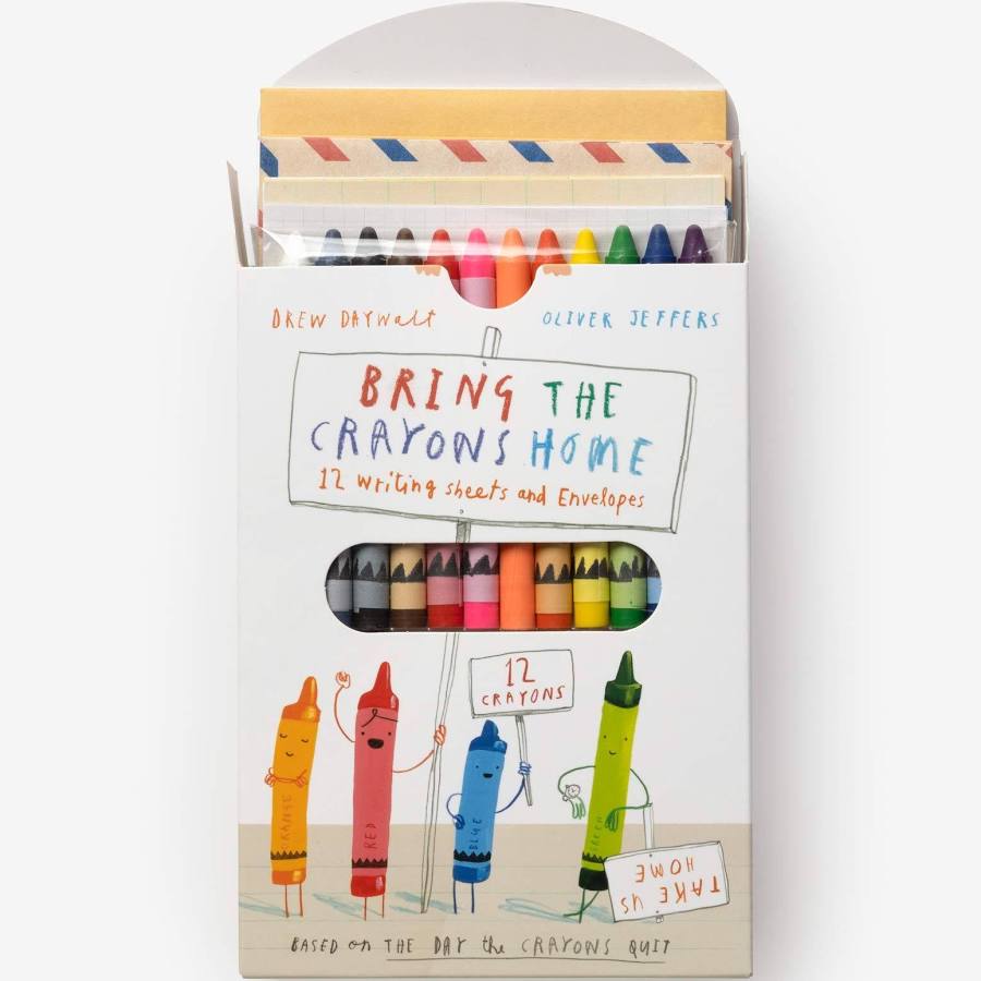 Bring The Crayons Home Sheets + Envelopes