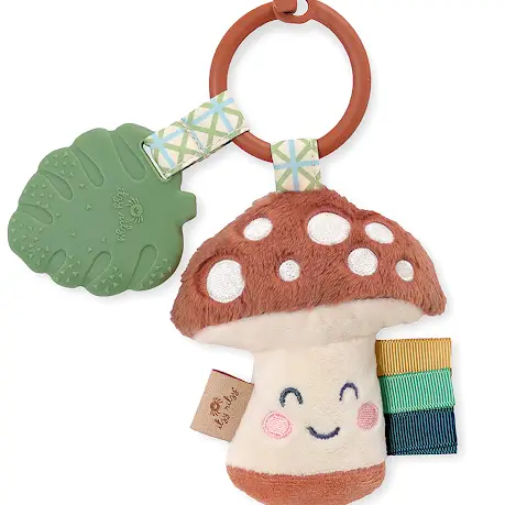 Mushroom Itzy Pal Plush + Teether
