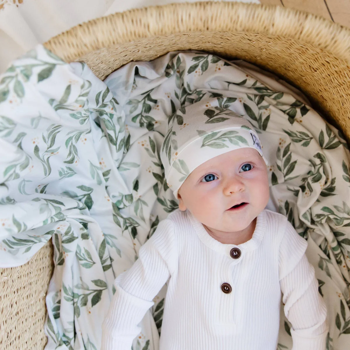 Top Knot Hat - Fern