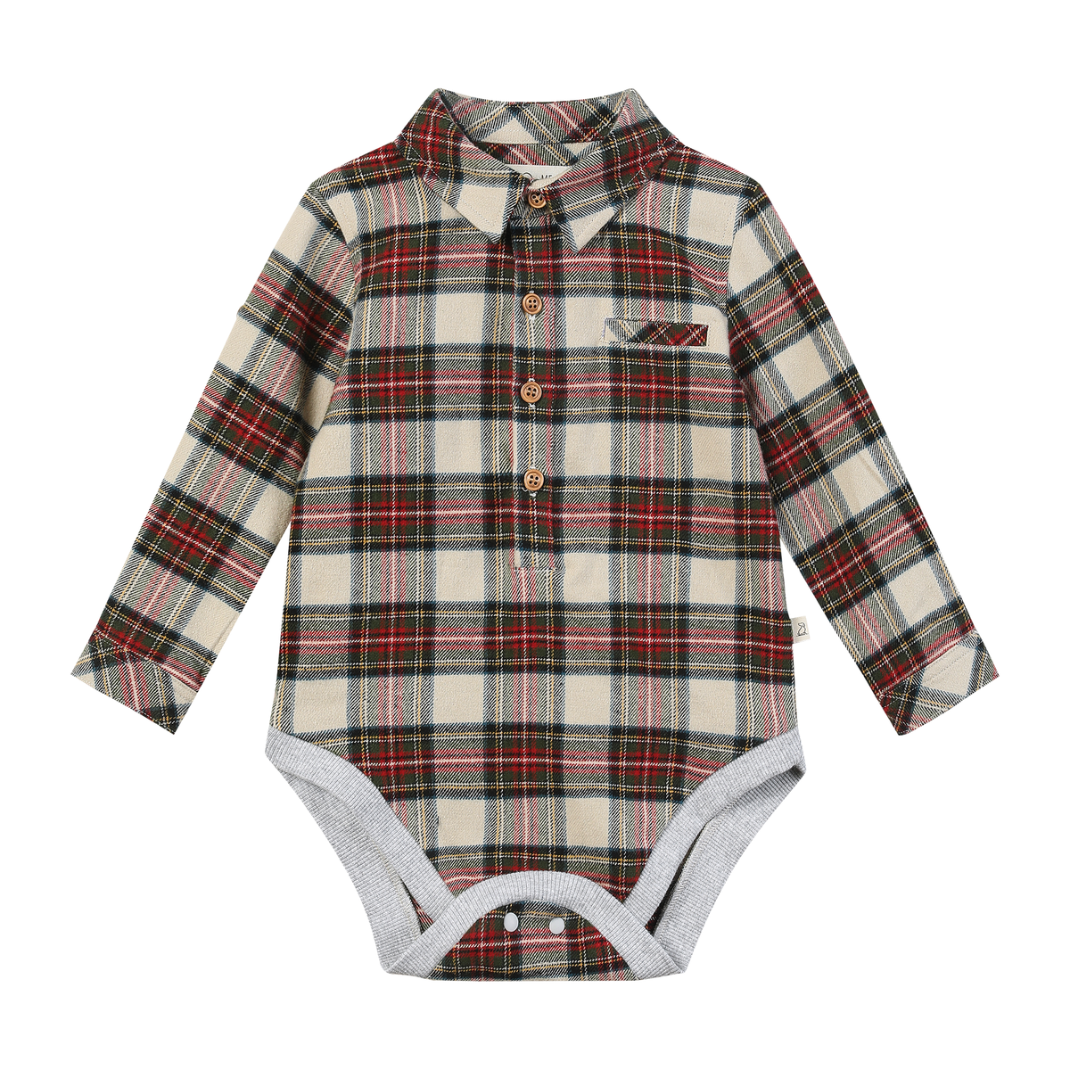 Baby Jasper Plaid Onesie