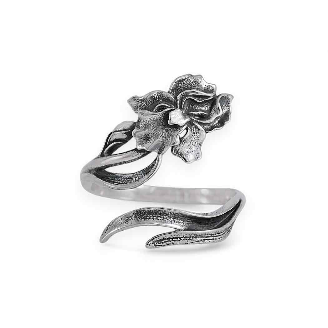 Iris Sterling Ring Adjustable