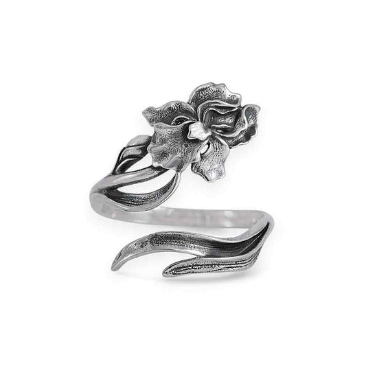 Iris Sterling Ring Adjustable