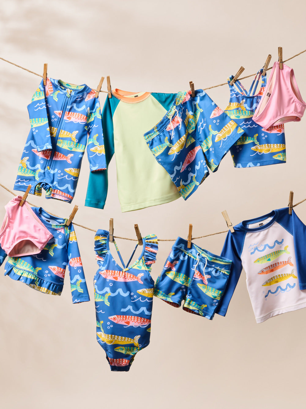 Rash Guard Fish Baby Swimsuit