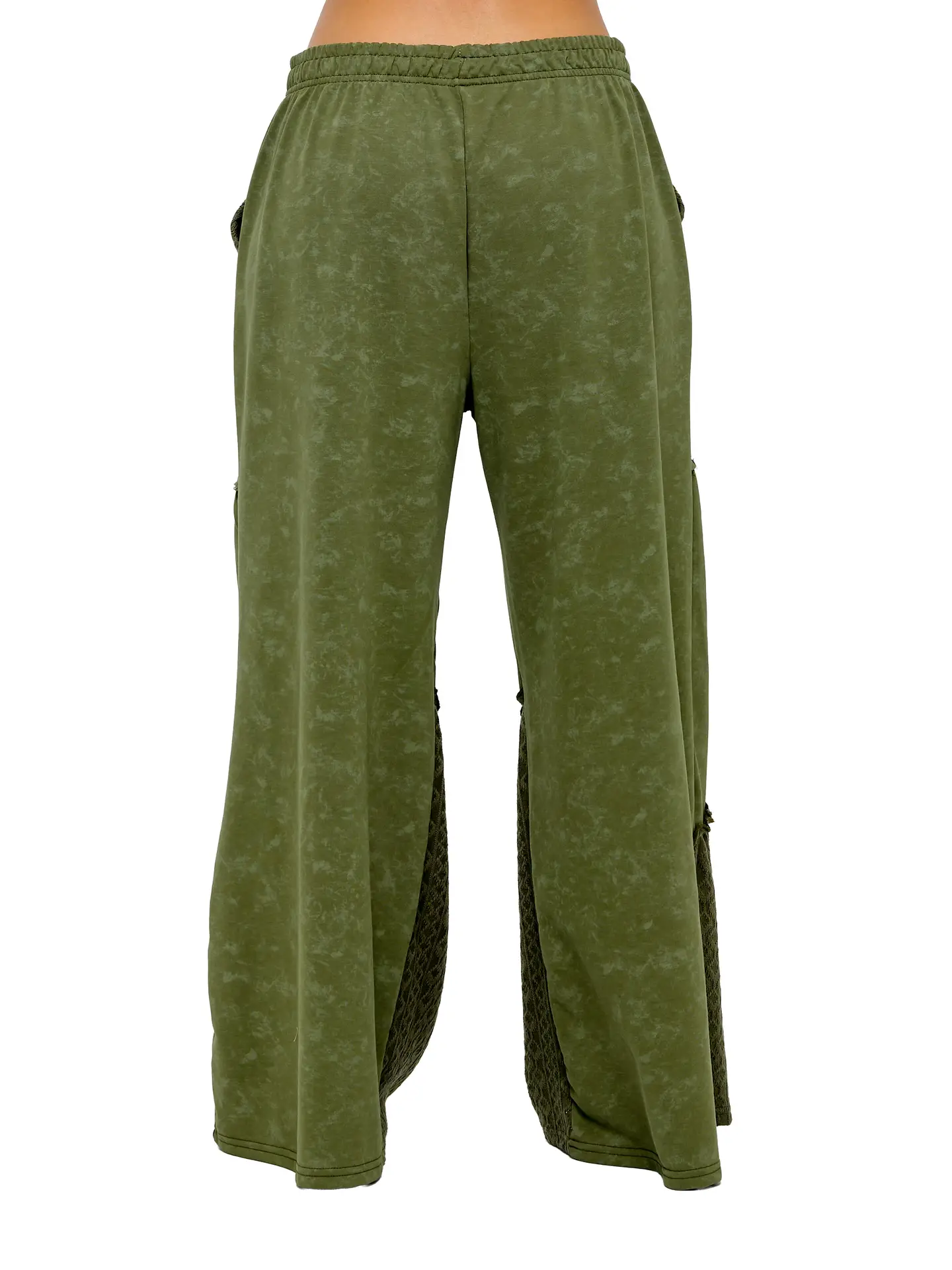 Vintage Washed Patchwork Pants