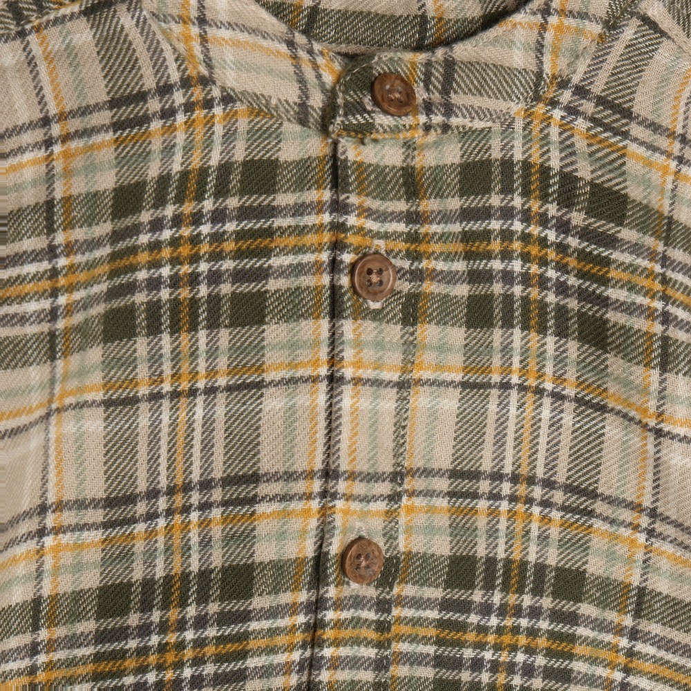 Baby Organic Plaid Onesie