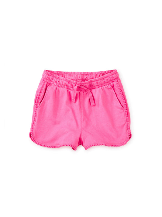 Girls Pom Pom Gym Shorts