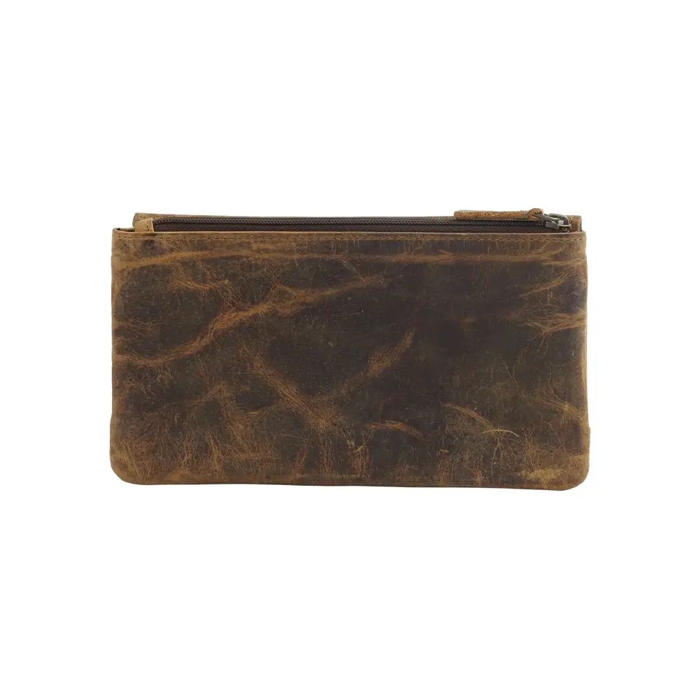 Oak Fire Leather Wallet