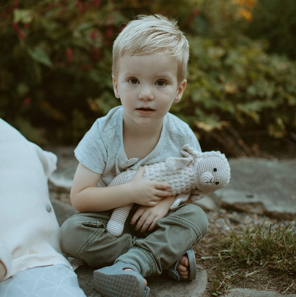 Organic Lamb Knit Rattle