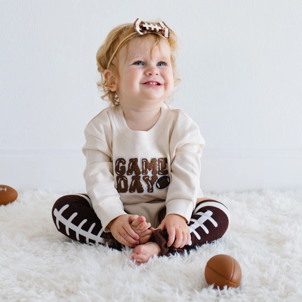 Baby Football Bow Headband