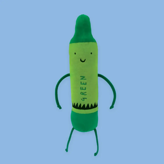 Green Crayon Plush
