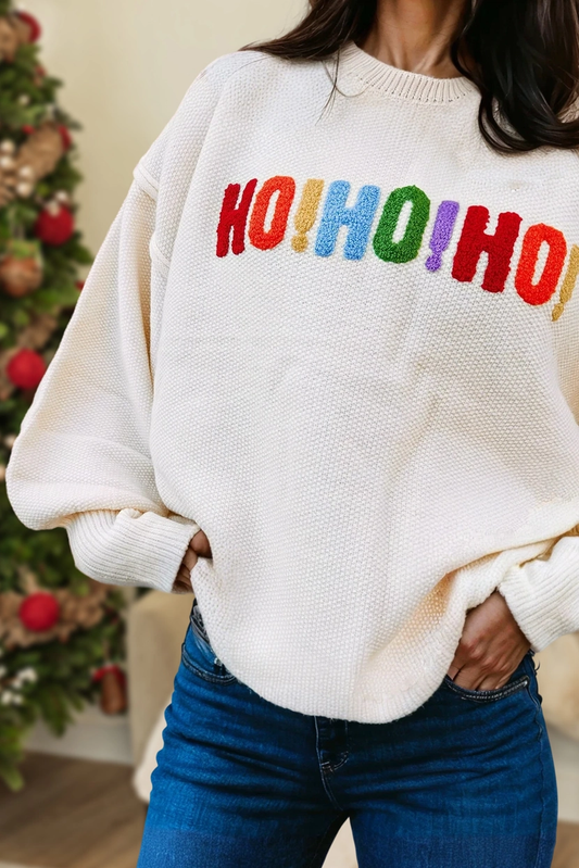 Ho Ho Ho Merry Christmas Sweater