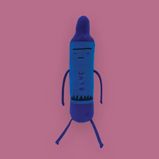 Blue Crayon Plush