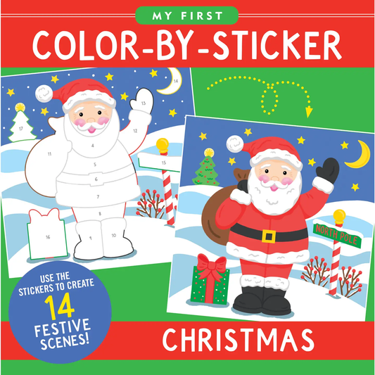 First Color By Sticker Christmas