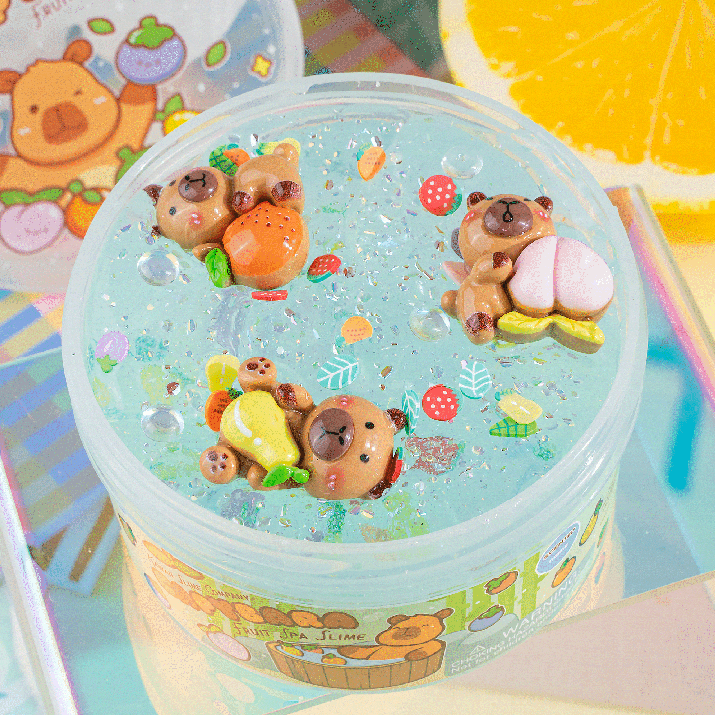 Capybara Fruit Spa Signature Slime