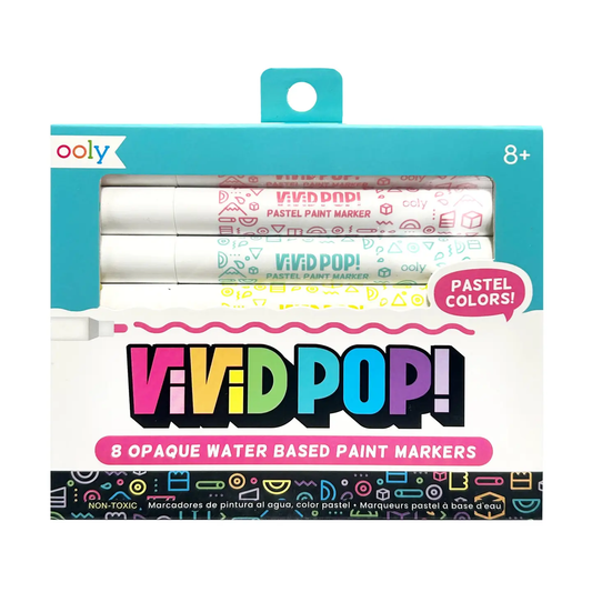 Vivid Pop! Opaque Water-Based Paint Markers