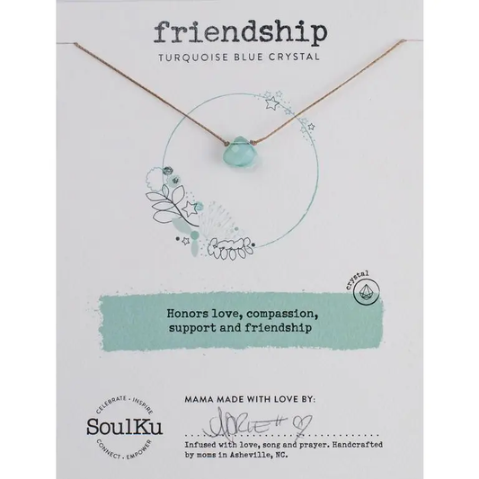Soul Shine Necklace Turquoise for Friendship