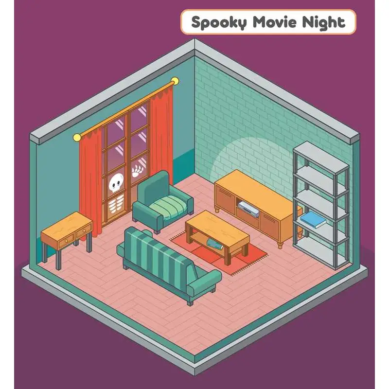 Sticker Therapy: Cozy Creepy