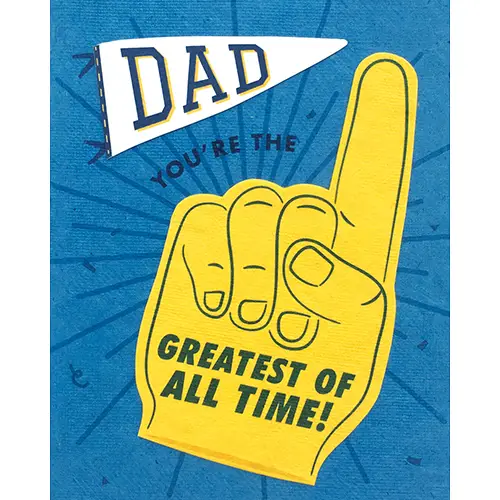 Dad GOAT Card