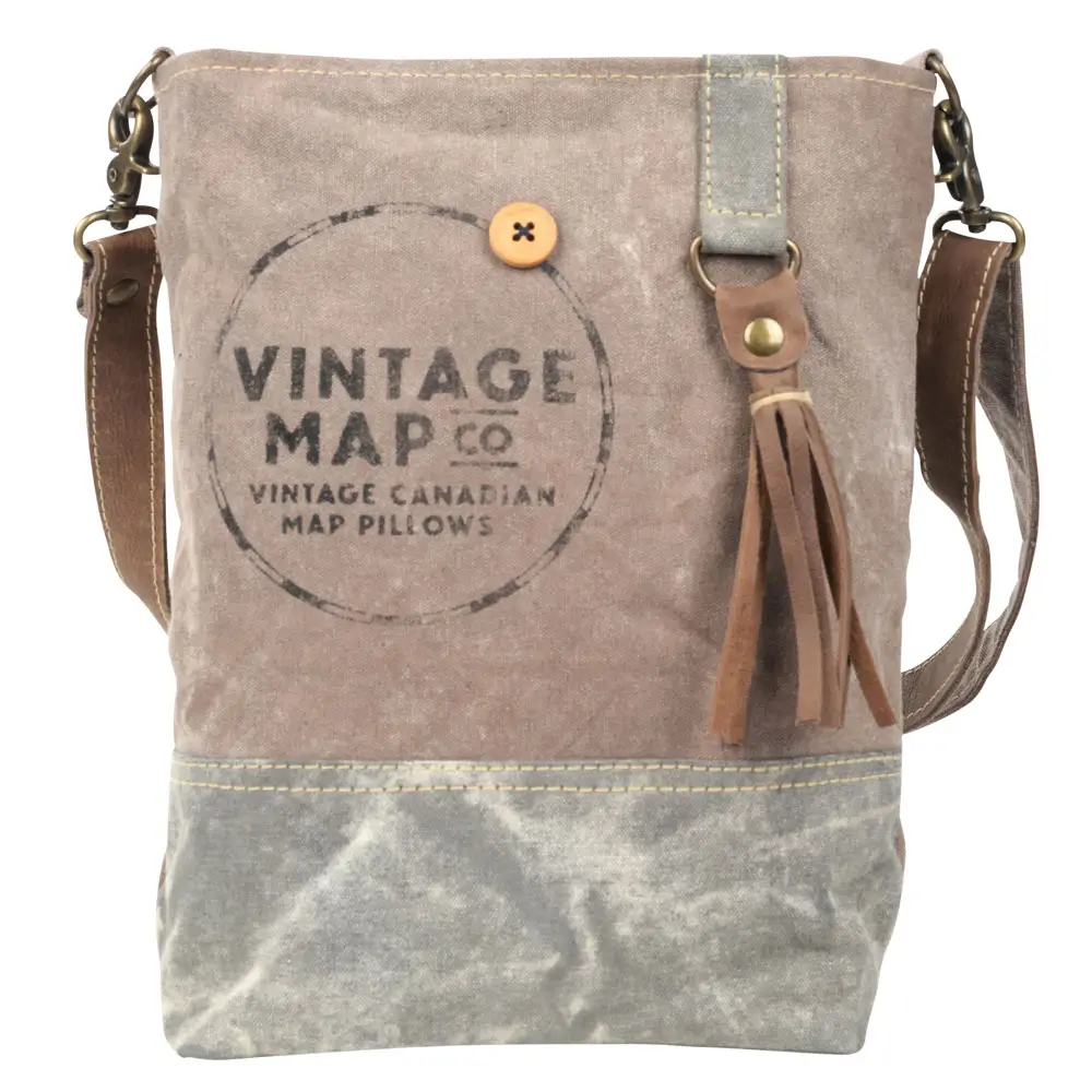 Vintage Map Shoulder Bag