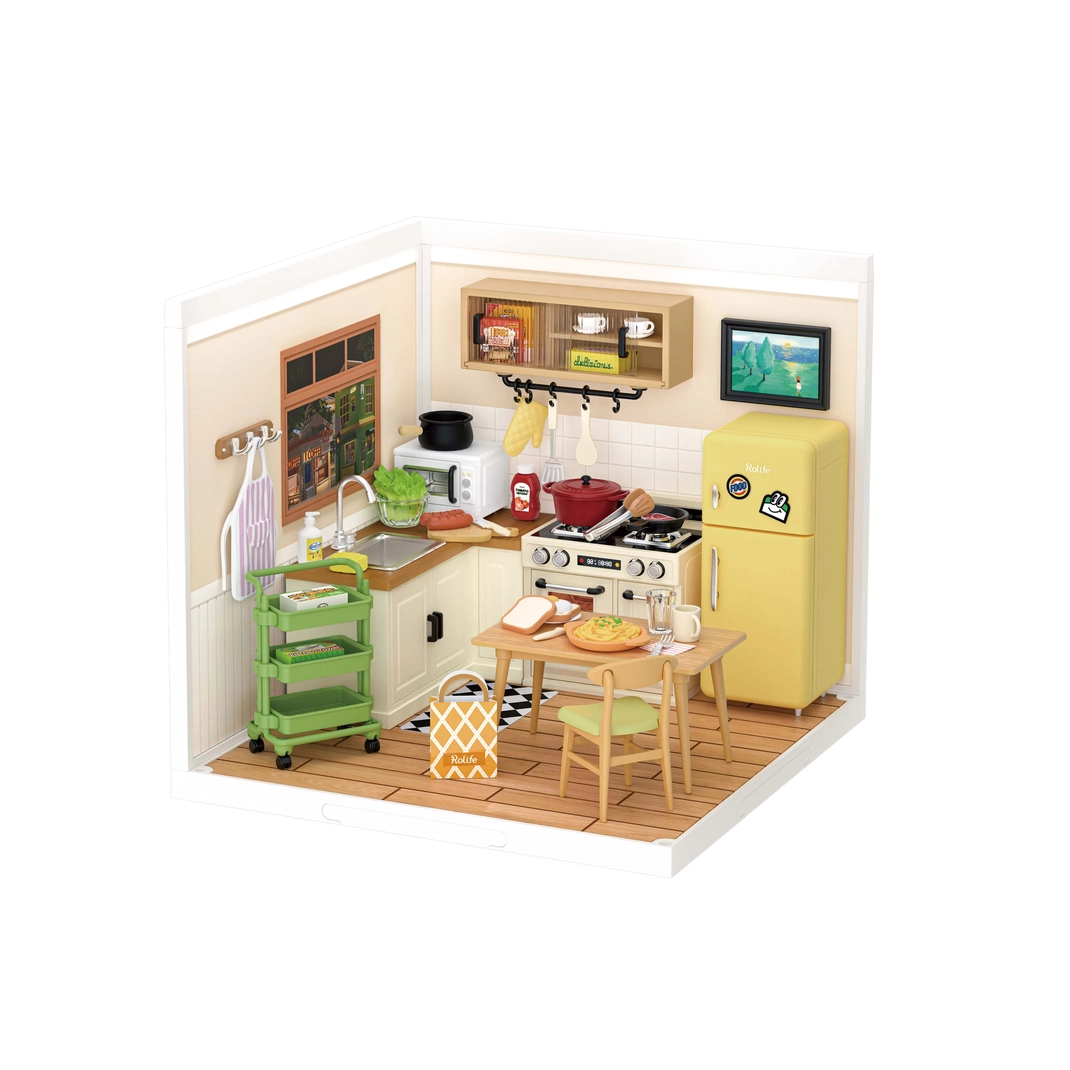 Miniature House Kit: Happy Meals Kitchen