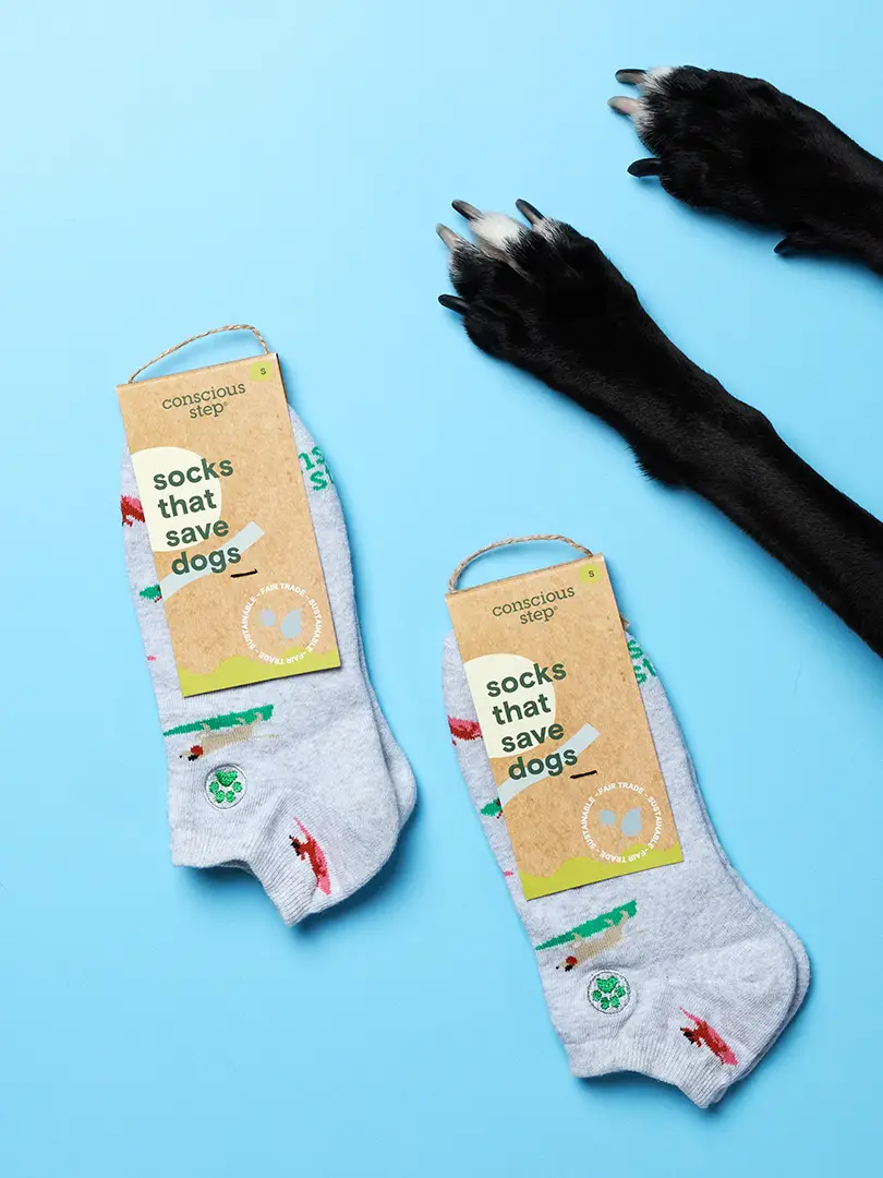 Ankle Socks That Save Dogs - Surfing Pups