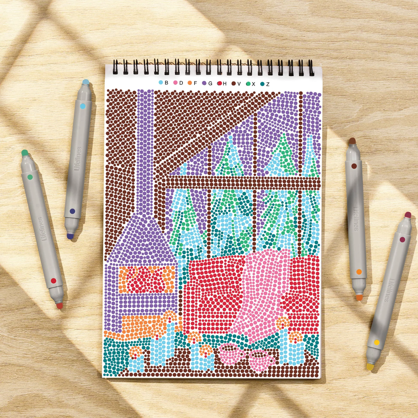 Flowart -Dot By Letter - Snowed In