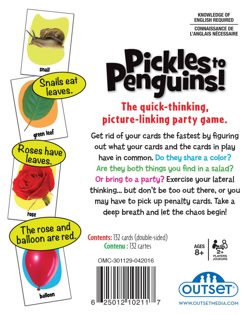 Pickles to Penguins! Travel Card Game